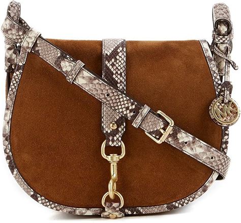 michael kors jamie acorn lg saddle bag|Michael Kors Jamie Large Saddle Bag in Acorn tan leather.